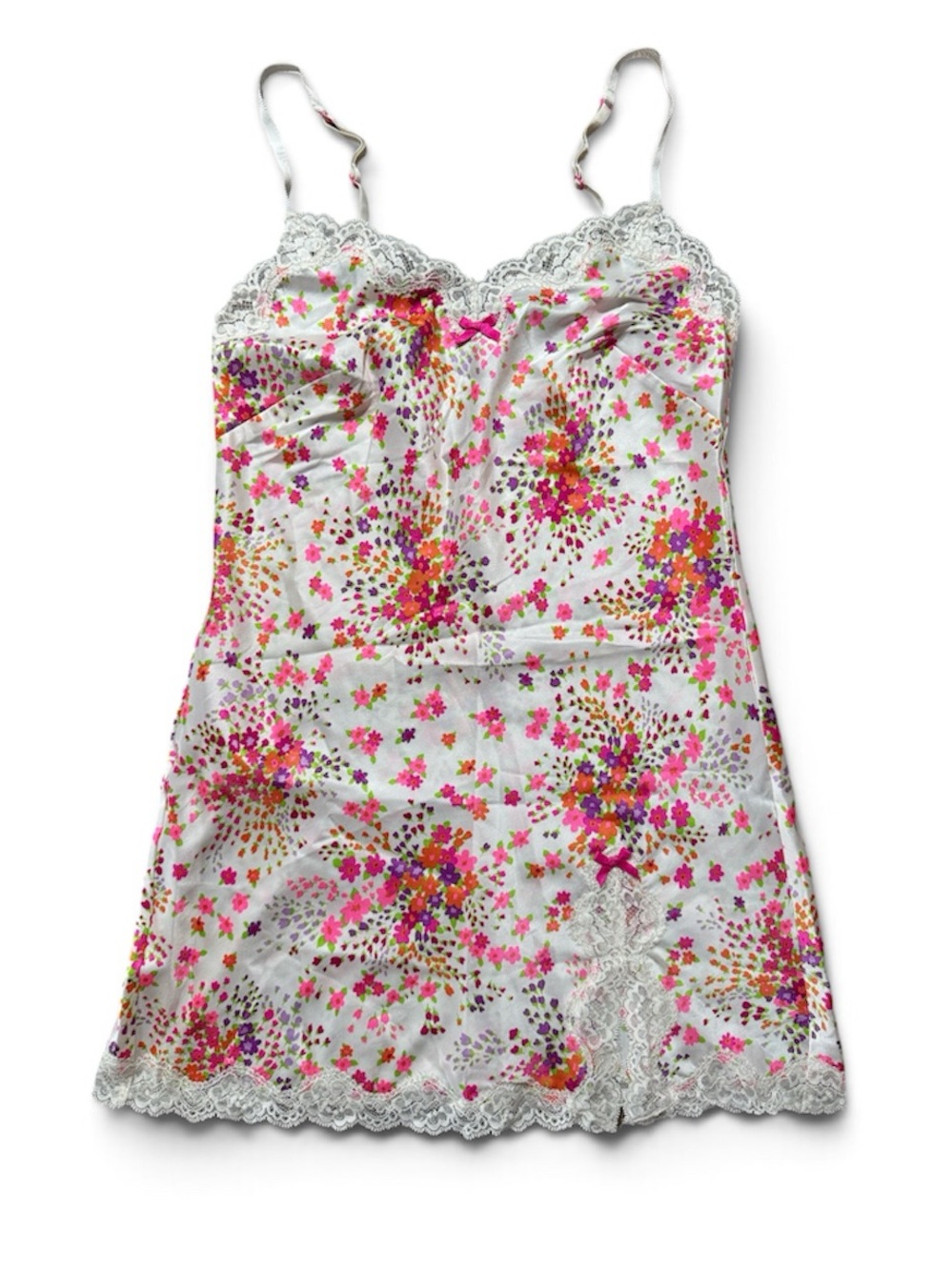 Victoria’s Secret Floral Lace Trim Chemise XS